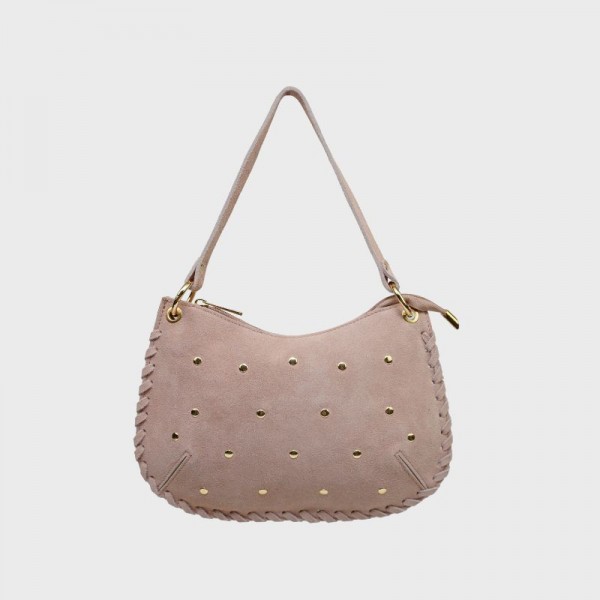 Anais - Sac bandoulière clouté et...