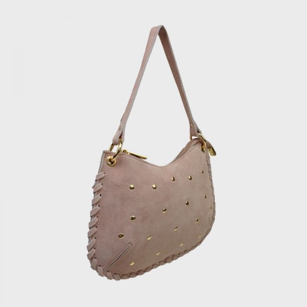 Anais - Sac bandoulière clouté et...