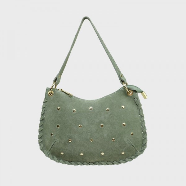 Anais - Sac bandoulière clouté et...