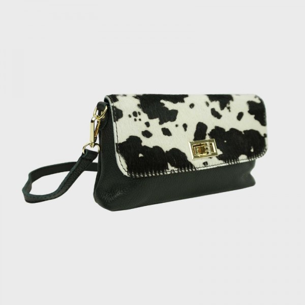 Anais - Petite pochette en cuir avec...