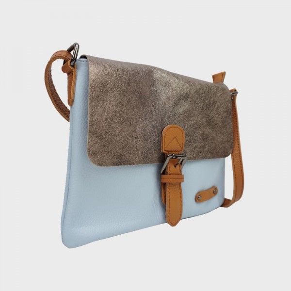 Anais - Sac porté épaule cuir avec...