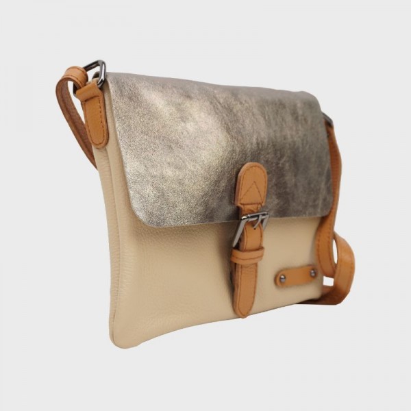 Anais - Sac porté épaule cuir avec...