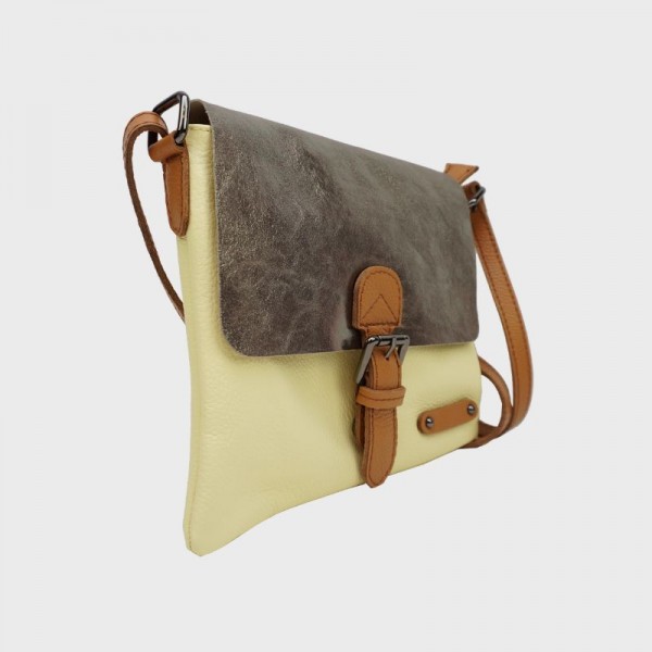 Anais - Sac porté épaule cuir avec...