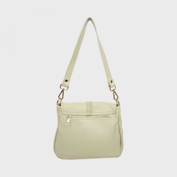 Anais - Sac bandoulière en cuir avec...