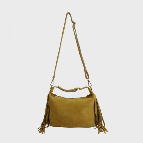 Anais - Sac à main en croûte de cuir...