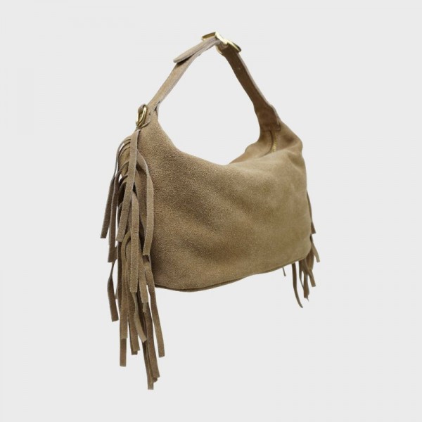 Anais - Sac à main en croûte de cuir...